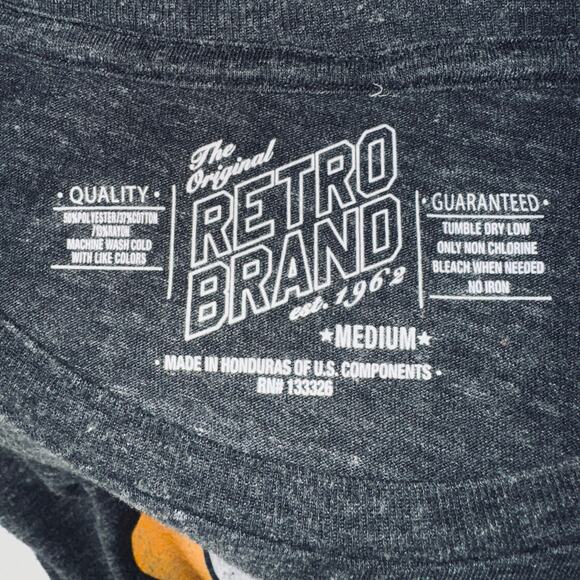 Retro Funny University Oregon Ducks Butt Double Sided Women Medium Sleeve Gray - Picture 5 of 5